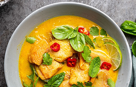 Nepalese Traditional Style Fish Curry